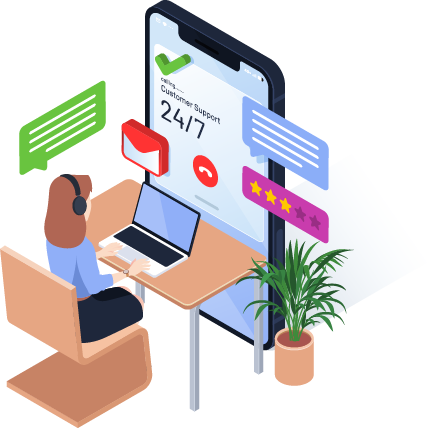 Team collaborating on administrative tasks